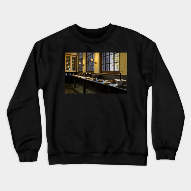 Penrhyn Castle-Kitchen2 Crewneck Sweatshirt by jasminewang